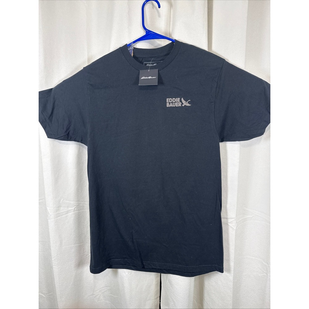Eddie Bauer Mens T-Shirt Sz Medium Black